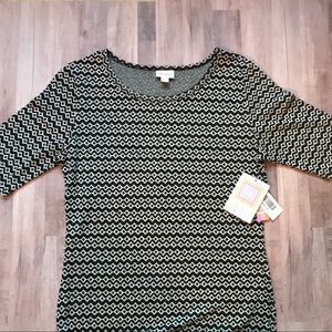 LuLaRoe black&white Julia Size Small
